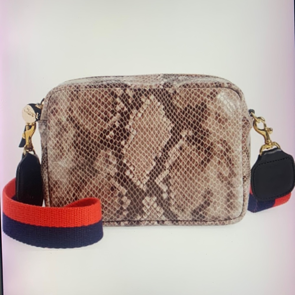 Clare .V Midi Sac Croc Print Leather Crossbody Bag
CLARE V.